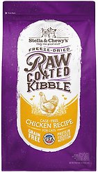 Stella & Chewy's Chicken Flavored Raw Coated Cage Free Dry Cat Food, 4.54-kg bag