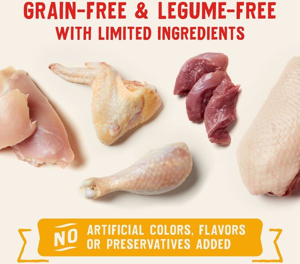 Show full view: Stella & Chewy's Wild Red Jerky Nuggets Chicken & Duck Recipe Grain-Free Dog Treats, 6-oz bag slide 7 of 8