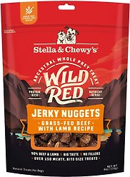 Stella & Chewy's Wild Red Jerky Nuggets Beef & Lamb Recipe Grain-Free Dog Treats, 6-oz bag