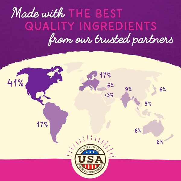 Show full view: Stella & Chewy's Marie’s Magical Dinner Dust Wild Caught Salmon & Cage Free Chicken Recipe Freeze-Dried Raw Cat Food Topper, 7-oz bag slide 4 of 7