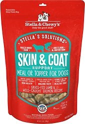 Stella & Chewy's Stella's Solutions Skin & Coat Boost Freeze-Dried Raw Grass-Fed Lamb & Wild-Caught Salmon Dinner Morsels Dog Food, 13-oz bag