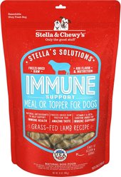 Stella & Chewy's Stella's Solutions Immune Boost Freeze-Dried Raw Grass-Fed Lamb Dinner Morsels Dog Food, 13-oz bag