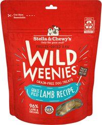 Stella & Chewy's Lamb Wild Weenies Freeze-Dried Raw Dog Treats, 3.25-oz bag