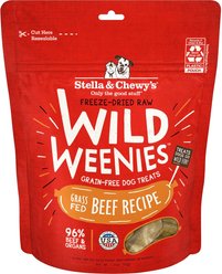 Stella & Chewy's Beef Wild Weenies Freeze-Dried Raw Dog Treats, 3.25-oz bag