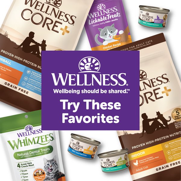 Show full view: WHIMZEES by Wellness Natural Chicken Dental Cat Treats, 127.6-g bag slide 7 of 9
