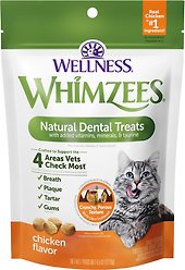 WHIMZEES by Wellness Natural Chicken Dental Cat Treats, 127.6-g bag