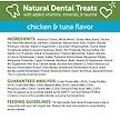 Show in main carousel: WHIMZEES by Wellness Natural Chicken & Tuna Dental Cat Treats, 127.6-g bag slide 8 of 9