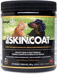 Biologic Vet BIOVET BioSKIN&COAT Natural Antihistamine Dog & Cat Supplement, 200-g jar