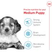Show in main carousel: Royal Canin Size Health Nutrition Medium Puppy Dry Dog Food, 1.81-kg bag slide 2 of 7