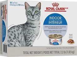 Royal Canin Feline Health Nutrition Indoor Adult Variety Pack Wet Cat Food, 3-oz can, case of 12