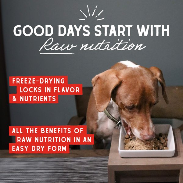 Show full view: Stella & Chewy's Marie's Magical Breakfast Sprinkles Freeze-Dried Raw Breakfast Burger Recipe Grain-Free Dog Food Topper, 7-oz bag slide 6 of 10