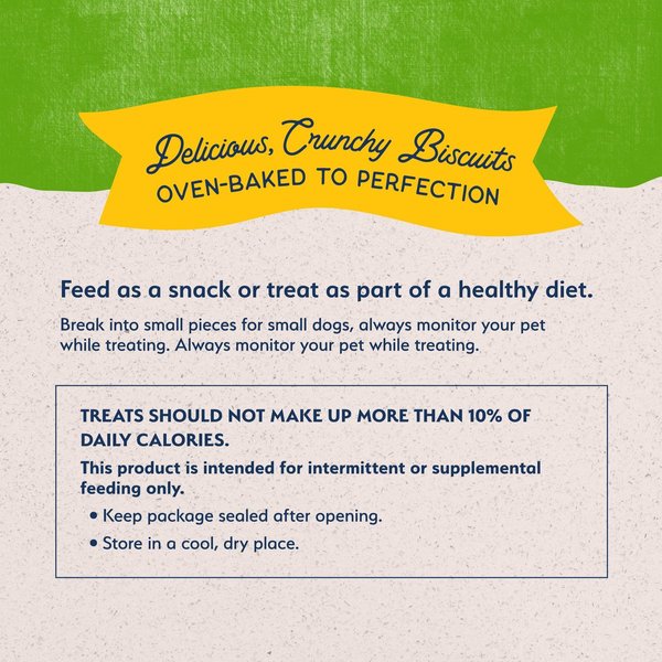 Show full view: Natural Balance Rewards Crunchy Biscuits with Peanut Butter Dog Treats, 227-g bag slide 7 of 10