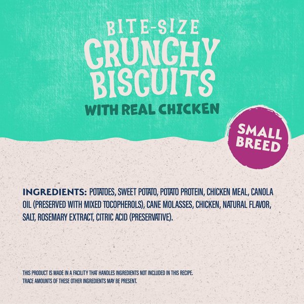 Show full view: Natural Balance Rewards Crunchy Biscuits with Real Chicken Dog Treats, 227-g bag slide 5 of 10
