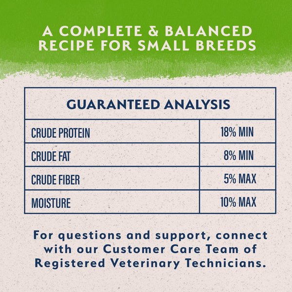Show full view: Natural Balance Limited Ingredient Vegetarian Small Breed Recipe Adult Dry Dog Food, 5.44-kg bag slide 6 of 8