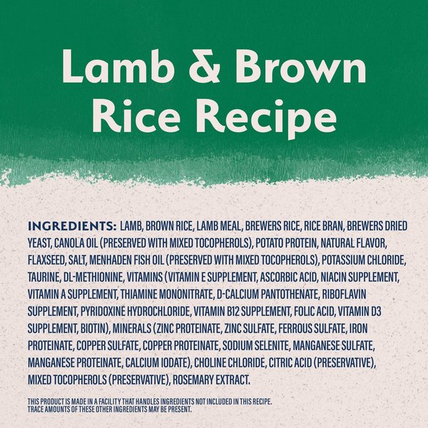 Show full view: Natural Balance Limited Ingredient Lamb & Brown Rice Puppy Recipe Dry Dog Food, 10.9-kg bag slide 4 of 10