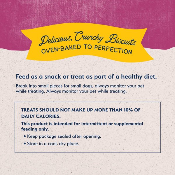 Show full view: Natural Balance Rewards Crunchy Biscuits with Real Venison Dog Treat, 397-g bag slide 7 of 10