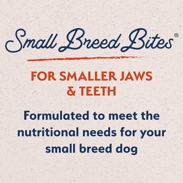 Show full view: Natural Balance Limited Ingredient Grain-Free Salmon & Sweet Potato Small Breed Bites Recipe Dry Dog Food, 5.44-kg bag slide 6 of 9
