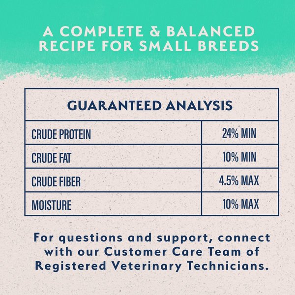 Show full view: Natural Balance Limited Ingredient Chicken & Sweet Potato Formula Small Breed Bites Grain-Free Dry Dog Food, 1.81-kg bag slide 7 of 9