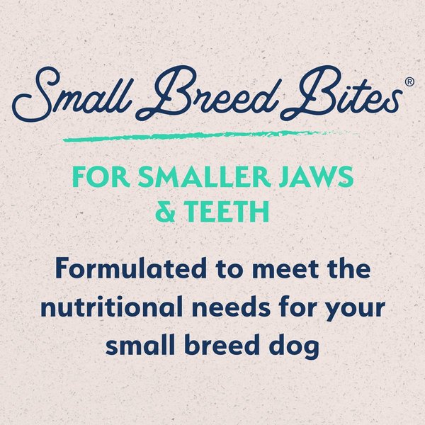 Show full view: Natural Balance Limited Ingredient Chicken & Sweet Potato Formula Small Breed Bites Grain-Free Dry Dog Food, 1.81-kg bag slide 6 of 9