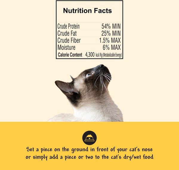 Show full view: Benny Bullys Mini Chops Smart Pack Salmon & Rosemary Freeze-Dried Cat Treats, 18-g box slide 3 of 5