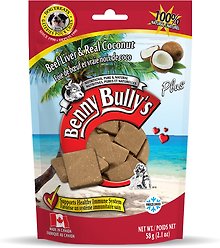 Benny Bullys Plus Beef Liver & Coconut Freeze-Dried Dog Treats, 58-g bag