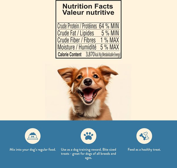 Show full view: Benny Bullys Pillow Pack Mini Bits Beef Liver Plus Beef Heart Freeze-Dried Dog Treats, 20-g bag slide 4 of 4