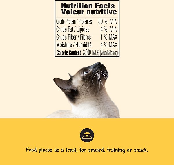 Show full view: Benny Bullys Chicken Breast Freeze-Dried Cat Treats, 20-g bag slide 4 of 5