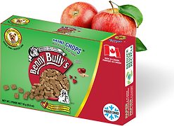 Benny Bullys Mini Chops Smart Pack Beef Liver Plus Apple Freeze-Dried Dog Treats, 18-g box