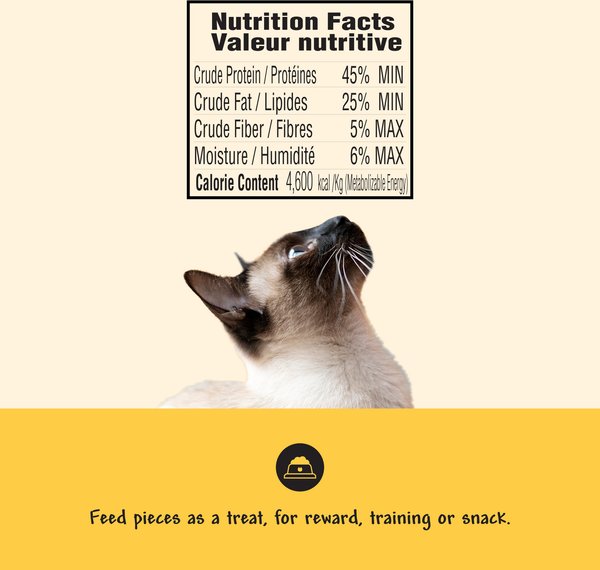 Show full view: Benny Bullys Chicken Heart Raw Freeze-Dried Cat Treats, 20-g bag slide 5 of 6