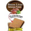 Show in main carousel: Benny Bullys Bison Liver Chops Freeze-Dried Dog Treats, 243-g bag slide 4 of 5