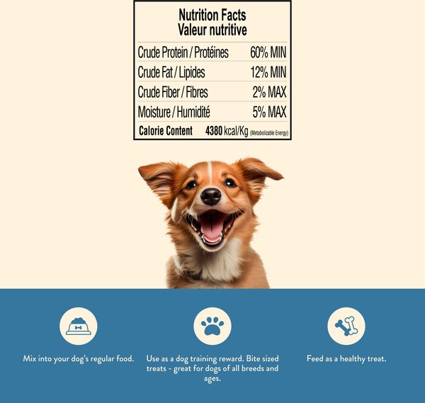 Show full view: Benny Bullys Beef NutriMix Raw Freeze-Dried Dog Food Topper, 436-g bag slide 4 of 4