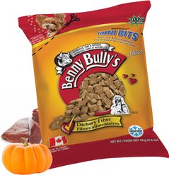 Benny Bullys Pillow Pack Mini Bits Beef Liver Plus Pumpkin Freeze-Dried Dog Treats, 18-g bag