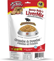 Benny Bullys Liver Mix Crumbs & Powder Freeze-Dried Dog Topper, 454-g bag