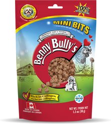 Benny Bullys Chicken Heart Mini Bits Raw Freeze-Dried Dog Treats, 38-g bag
