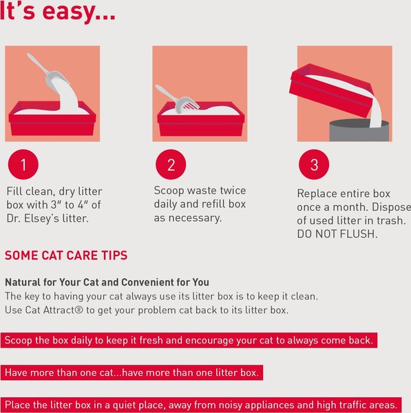 Show full view: Dr. Elsey's Cat Attract Clumping Clay Cat Litter, 9.07-kg bag slide 4 of 9