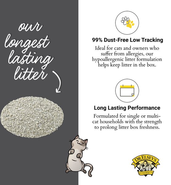 Show full view: Dr. Elsey's Ultra+ Clumping Clay Cat Litter, 18.14-kg bag slide 3 of 5