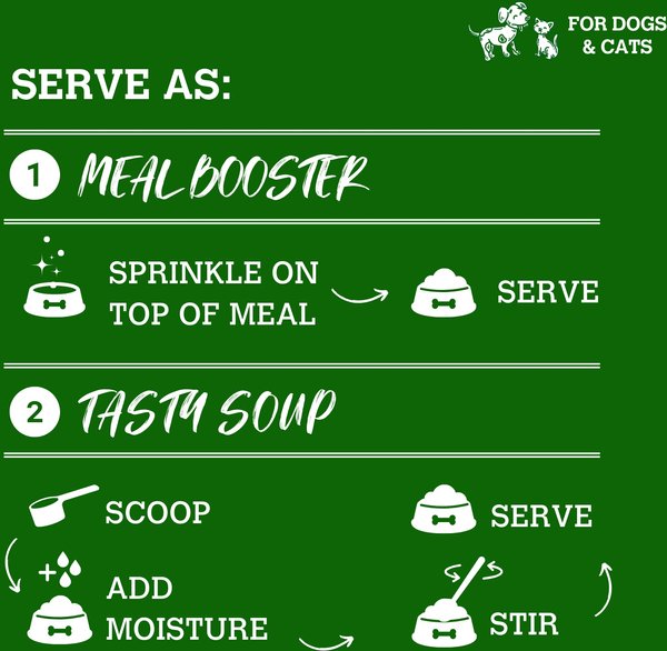 Show full view: Charmy Mushroom Bone Broth Reishi & Strawberry Dog & Cat Food Topper, 140-g bottle slide 3 of 3