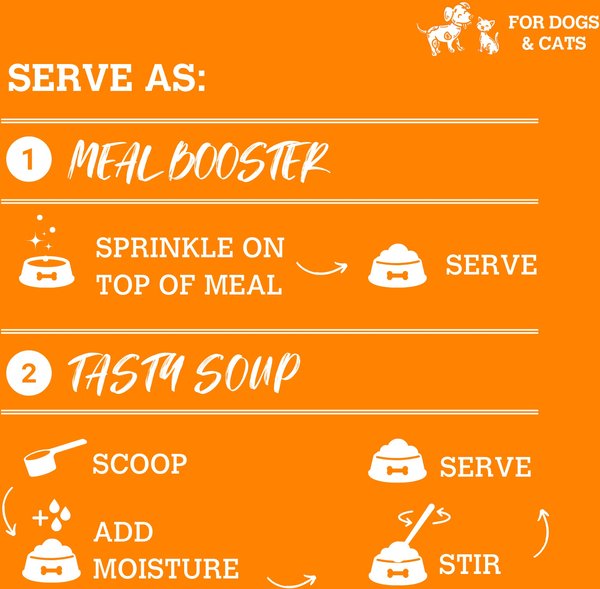 Show full view: Charmy Mushroom Bone Broth Lion's Mane & Blueberry Dog & Cat Food Topper, 140-g bottle slide 3 of 3