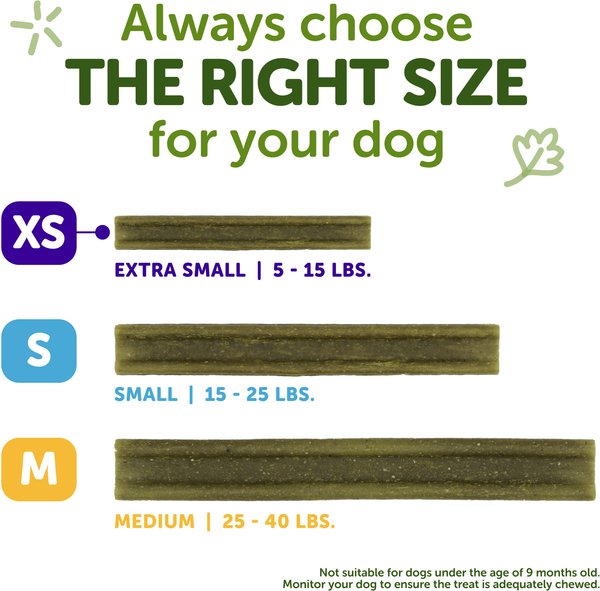 Show full view: WHIMZEES by Wellness Freshzees Fresh Breath Extra Small Breed Natural Dental Dog Treats, 56 Count slide 9 of 10