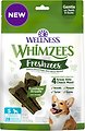 WHIMZEES by Wellness Freshzees Fresh Breath Small Breed Natural Dental Dog Treats, 28 Count