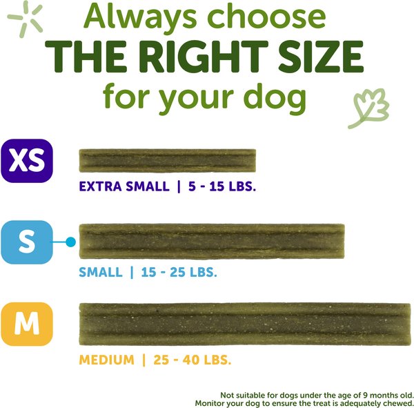 Show full view: WHIMZEES by Wellness Freshzees Fresh Breath Small Breed Natural Dental Dog Treats, 28 Count slide 9 of 10