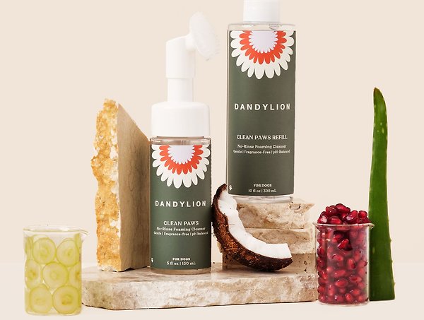 Show full view: Dandylion Clean Paws No-Rinse Foaming Dog Cleanser Refill, 10-fl oz bottle slide 3 of 5
