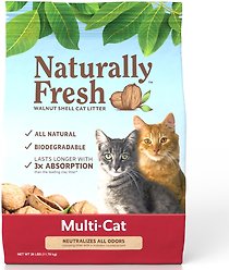 Naturally Fresh Multi Cat Clumping Cat Litter, 11.8-kg bag