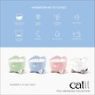 Show in main carousel: Catit PIXI Stainless Steel Top Cat Fountain, 2.5-L slide 5 of 10