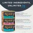 Show in main carousel: Reveal Natural Fish in Broth Variety Pack Grain-Free Wet Cat Food, 2.47-oz can, case of 8 slide 2 of 9