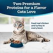 Show in main carousel: Blue Buffalo Tastefuls Adult Multi-Protein Chicken & Turkey Recipe Dry Cat Food, 3.17-kg bag slide 3 of 6