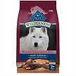 Show in main carousel: Blue Buffalo Wilderness Senior Salmon Recipe Dry Dog Food, 10.88-kg bag slide 1 of 10
