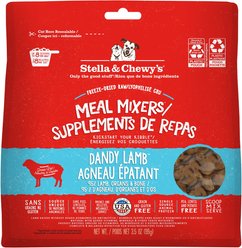 Stella & Chewy's Dandy Lamb Meal Mixers Freeze-Dried Raw Dog Food Topper, 3.5-oz bag