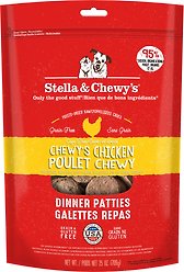 Stella & Chewy's Chewy's Chicken Dinner Patties Freeze-Dried Raw Dog Food, 25-oz bag