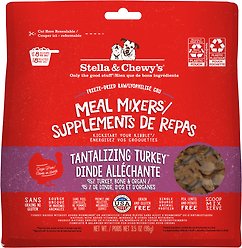 Stella & Chewy's Tantalizing Turkey Meal Mixers Freeze-Dried Raw Dog Food Topper, 3.5-oz bag